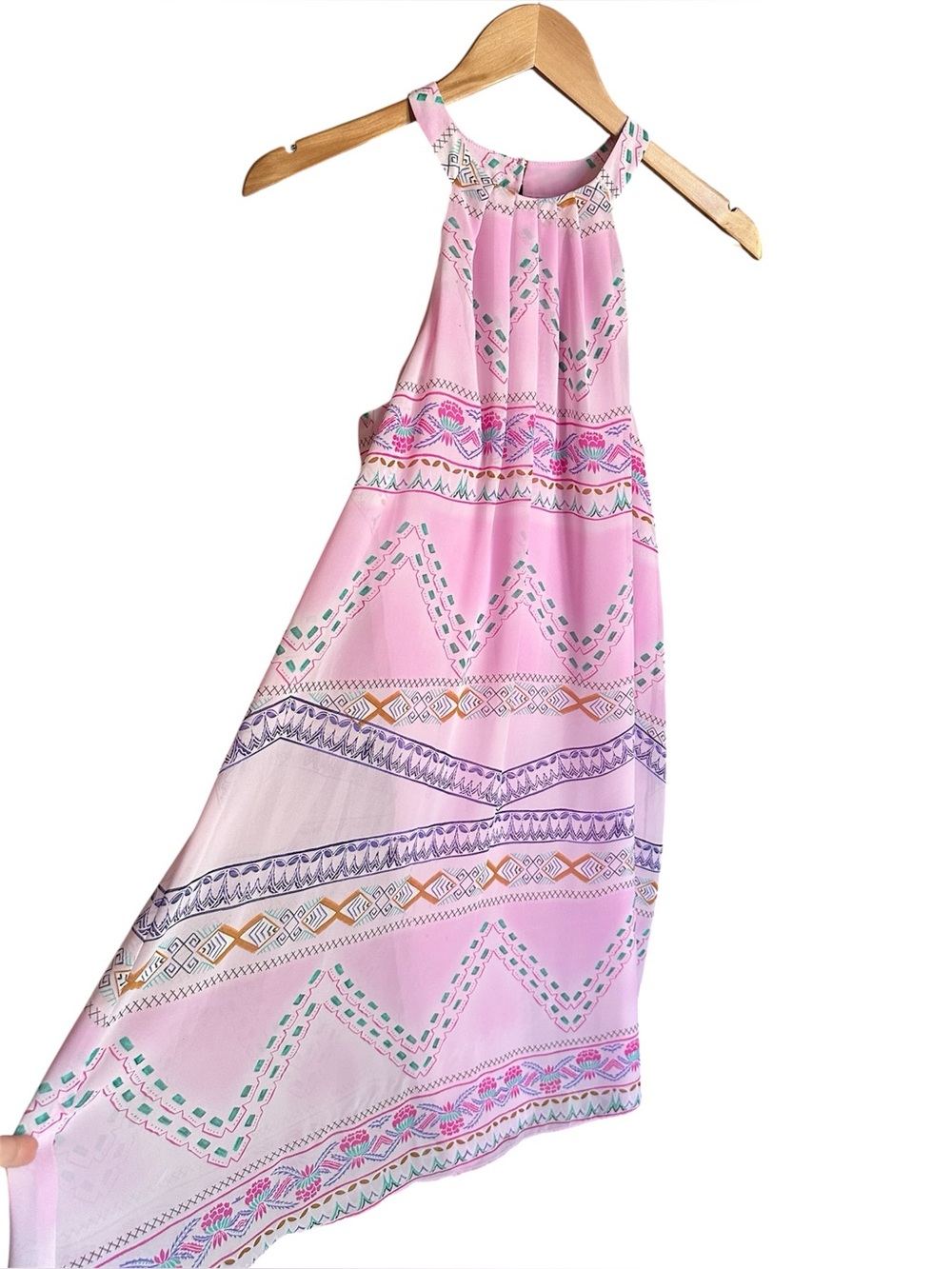 ⬅️CeCe Pink Halter Dress 4